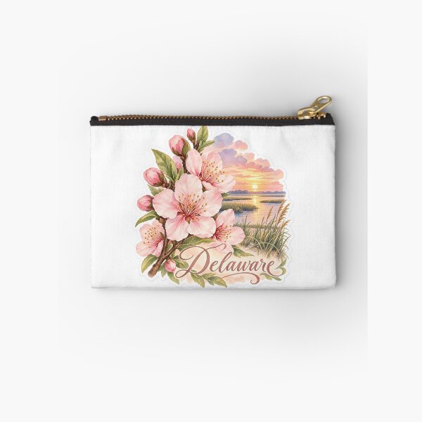 Item preview, Delaware Peach Blossoms Coastal Marsh designed and sold by Whimspired By Paxx.