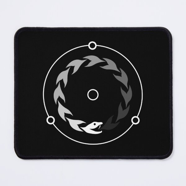 Item preview, White Ouroboros - Eternal Serpent designed and sold by Hexagon6-art.