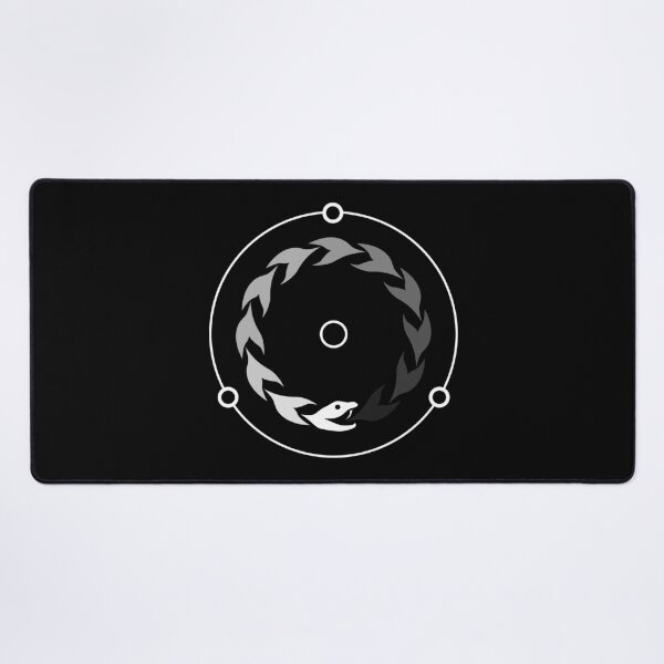Item preview, White Ouroboros - Eternal Serpent designed and sold by Hexagon6-art.