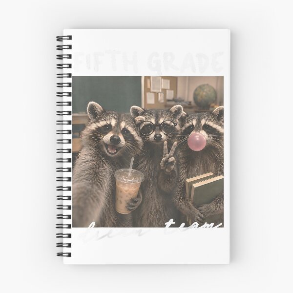 Item preview, 5th Fifth Grade Dream Team Back to School Raccoon Teacher T-Shirt designed and sold by MixyMugs.