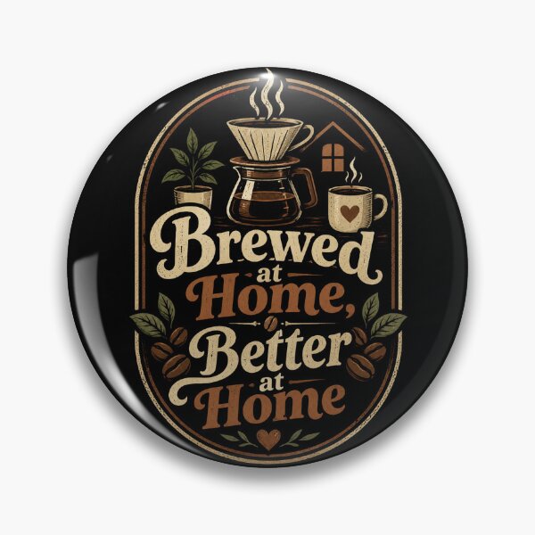Item preview, Brewed at Home Better at Home Coffee Lover T-Shirt designed and sold by Bold Habit Co..