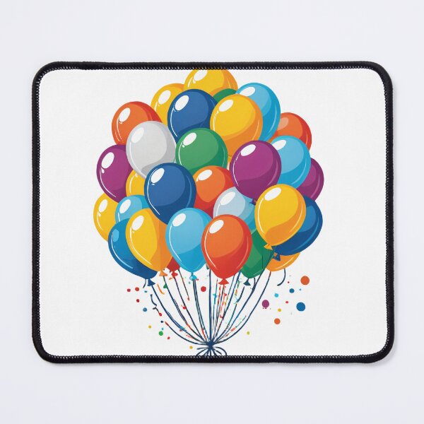 Item preview, Birthday Balloons and Confetti Icon Winter Holiday Style – Birthday gift idea designed and sold by michallechowicz.