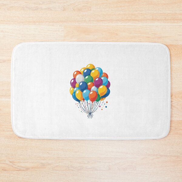 Item preview, Birthday Balloons and Confetti Icon Winter Holiday Style – Birthday gift idea designed and sold by michallechowicz.