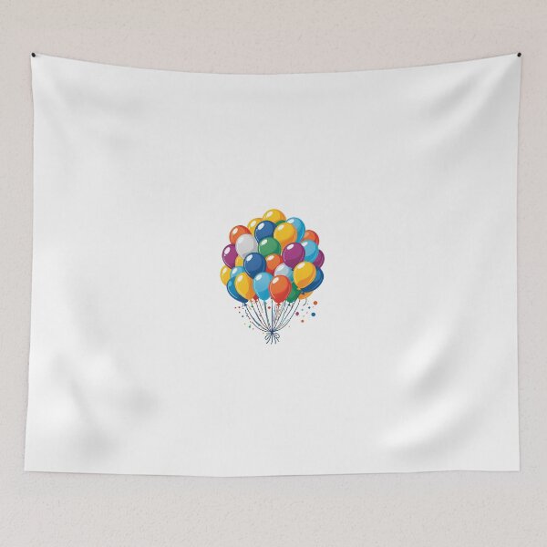 Item preview, Birthday Balloons and Confetti Icon Winter Holiday Style – Birthday gift idea designed and sold by michallechowicz.