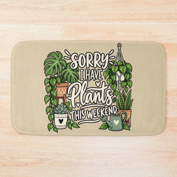 Item preview, Sorry I Have Plants This Weekend – Funny Plant Lover Houseplant Shirt designed and sold by ParfaitPrints.