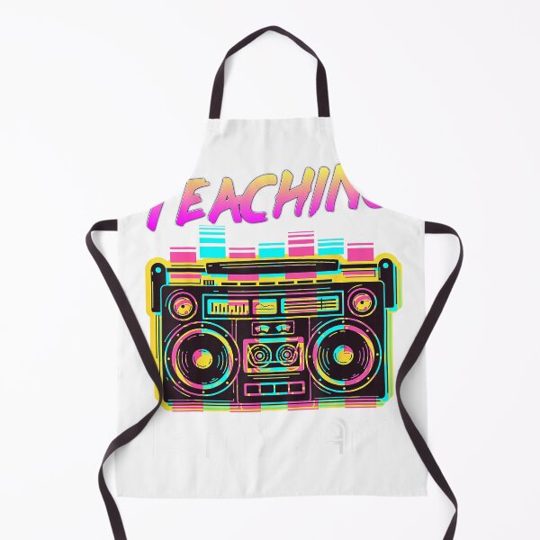 Item preview, Back to School Retro Teaching is My Jam 80s Teacher Boombox T-Shirt designed and sold by FandMdesign.