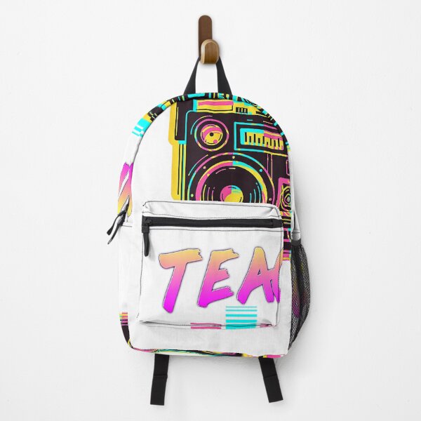 Item preview, Back to School Retro Teaching is My Jam 80s Teacher Boombox T-Shirt designed and sold by FandMdesign.