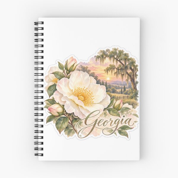 Item preview, Georgia Cherokee Rose Southern Countryside designed and sold by Whimspired By Paxx.