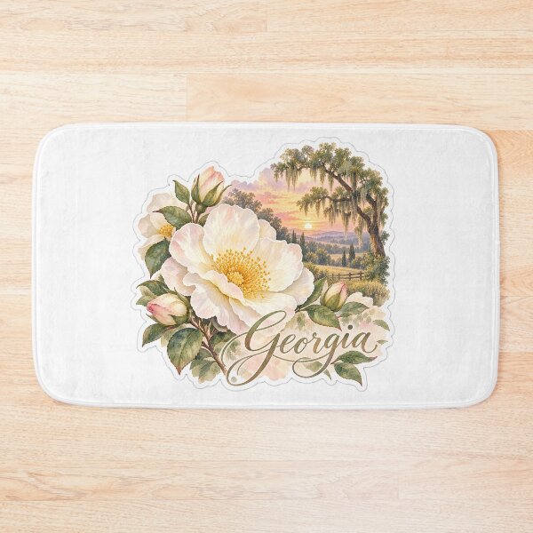 Artikelvorschau, Georgia Cherokee Rose Southern Countryside entworfen und verkauft von Whimspired By Paxx.