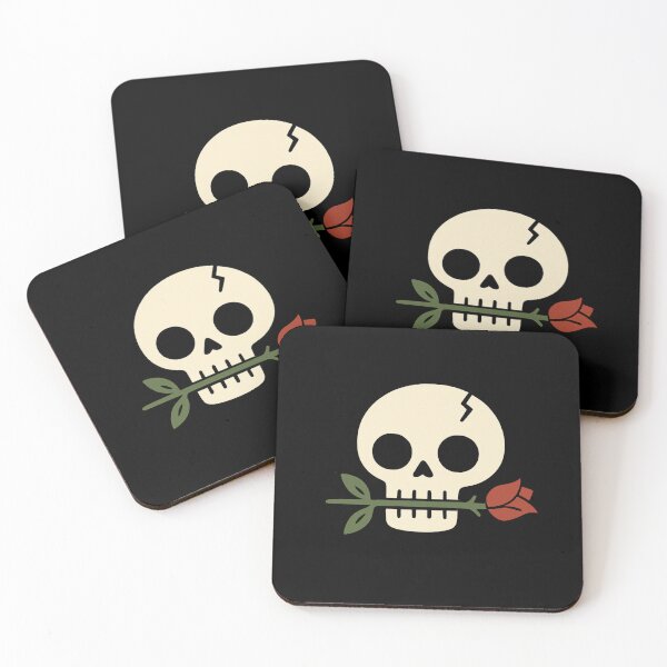 Item preview, Gothic Skull Holding Rose Vintage Romantic Tattoo Graphic designed and sold by FestivityFinds.