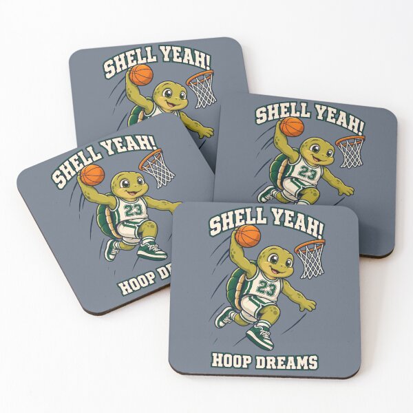 Item preview, Shell Yeah Hoop Dreams - Funny Basketball Turtle Dunking designed and sold by HOUSE OF TIST.