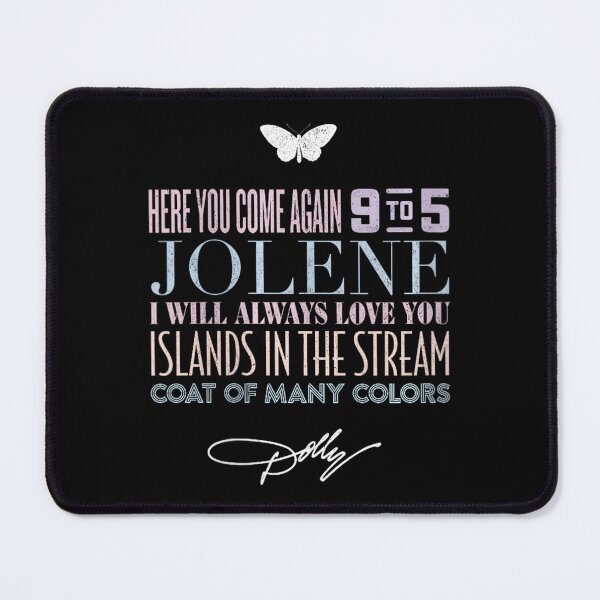Item preview, Dolly Parton Greatest Hits Typography Design designed and sold by Brandon Estrada.