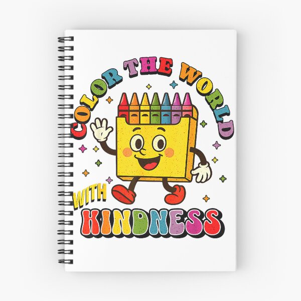 Item preview, Be Kind Color The World with Kindness Retro Vintage Crayon T-Shirt designed and sold by teluguredbubble.