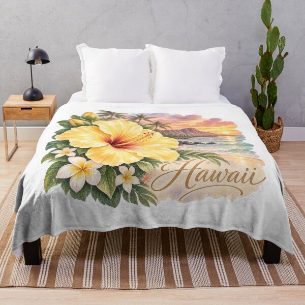Item preview, Hawaii Hibiscus Island Sunset designed and sold by Whimspired By Paxx.
