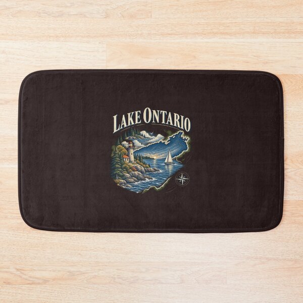 Item preview, Lake Ontario Scenic Lighthouse And Sailboat Vintage Graphic designed and sold by DYALEEZ-XCR.