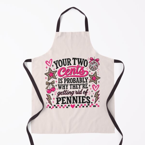 Item preview, Your Two Cents, Funny Sarcastic Quote About Getting Rid of Pennies, Retro Checker Leopard, Rude Humor Gift for Women designed and sold by Quiajia.