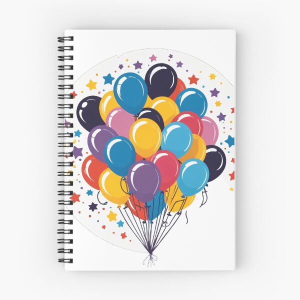 Item preview, Birthday Balloons and Confetti Icon Galaxy Space Style – Birthday gift idea designed and sold by michallechowicz.