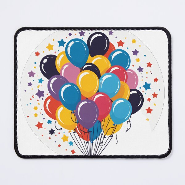 Item preview, Birthday Balloons and Confetti Icon Galaxy Space Style – Birthday gift idea designed and sold by michallechowicz.