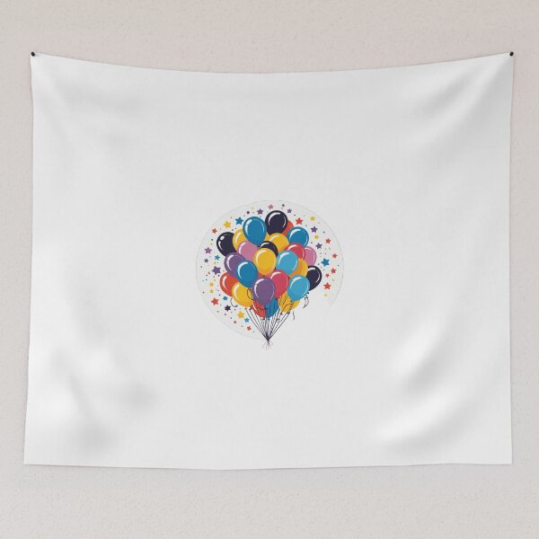 Item preview, Birthday Balloons and Confetti Icon Galaxy Space Style – Birthday gift idea designed and sold by michallechowicz.