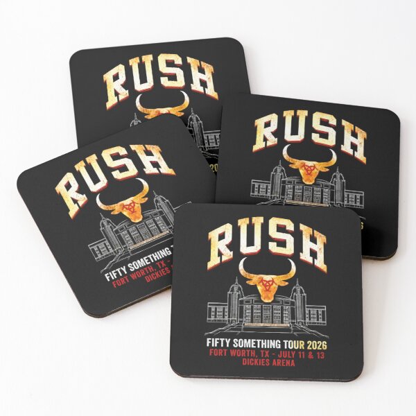 Item preview, RUSH Fifty Something Tour 2026 Fort Worth Texas designed and sold by BraylenDrado.