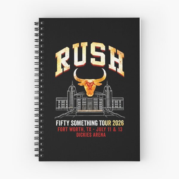 Item preview, RUSH Fifty Something Tour 2026 Fort Worth Texas designed and sold by BraylenDrado.