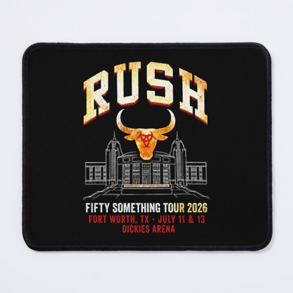 Item preview, RUSH Fifty Something Tour 2026 Fort Worth Texas designed and sold by BraylenDrado.