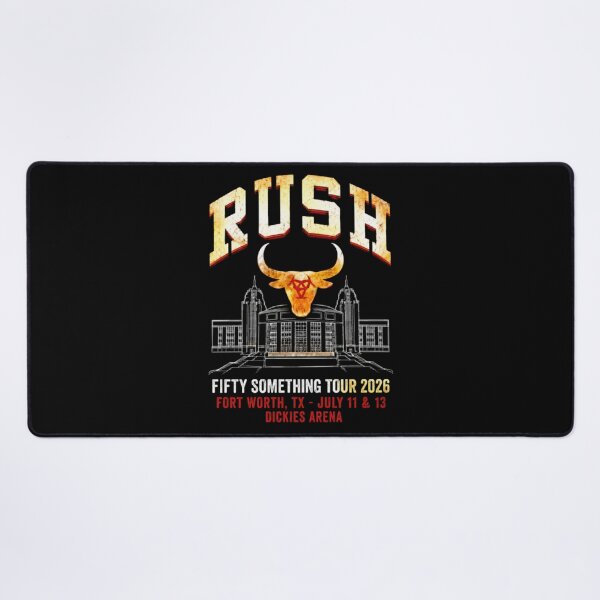 Item preview, RUSH Fifty Something Tour 2026 Fort Worth Texas designed and sold by BraylenDrado.