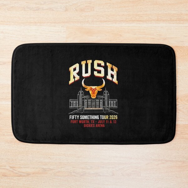 Item preview, RUSH Fifty Something Tour 2026 Fort Worth Texas designed and sold by BraylenDrado.