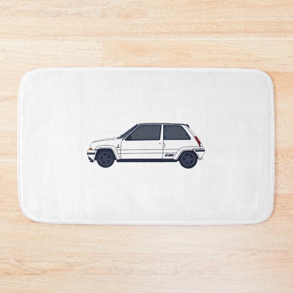 Artikelvorschau, Youngtimer Legende Francaise Classic White French Hatchback Art entworfen und verkauft von Nostalgieauto.