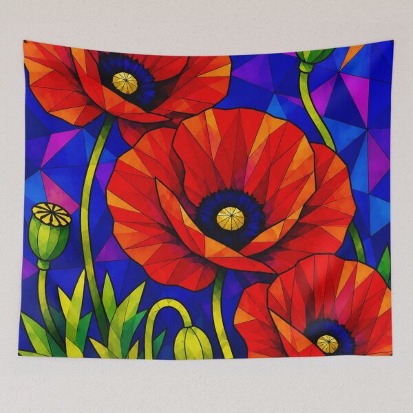 Item preview, Red Poppies designed and sold by NeuroArtGallery.