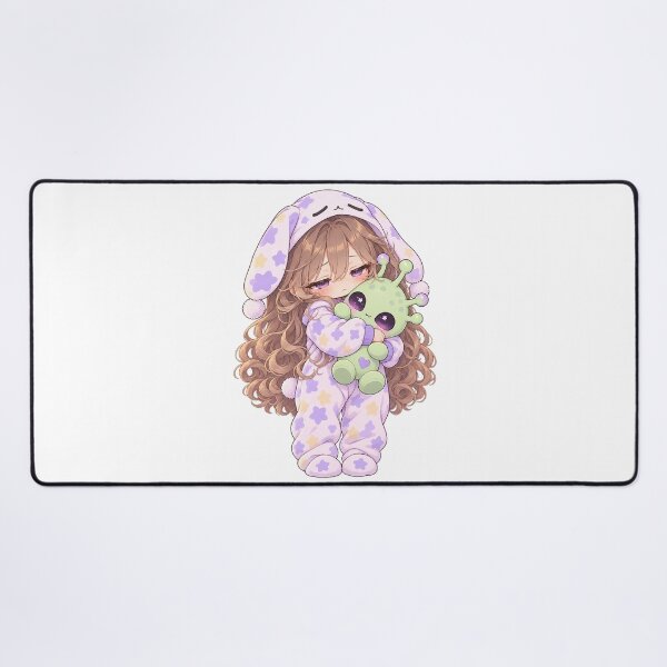 Item preview, Sleepy Girl's Bedtime With Alien Buddy designed and sold by nikkolaus.
