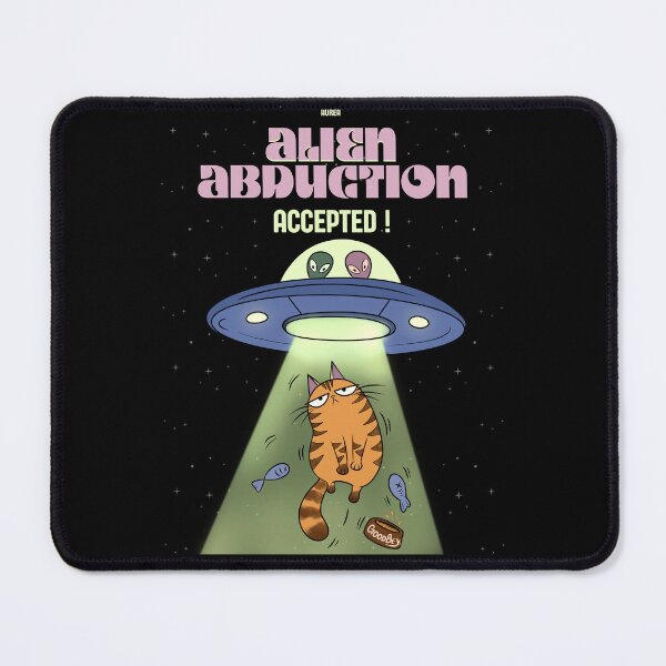 Item preview, Alien Abduction Accepted Funny Cat designed and sold by HouseOfAurea.