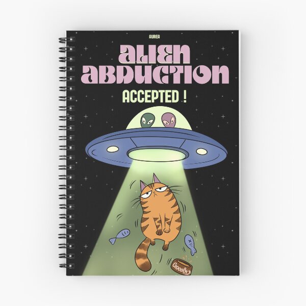 Item preview, Alien Abduction Accepted Funny Cat designed and sold by HouseOfAurea.