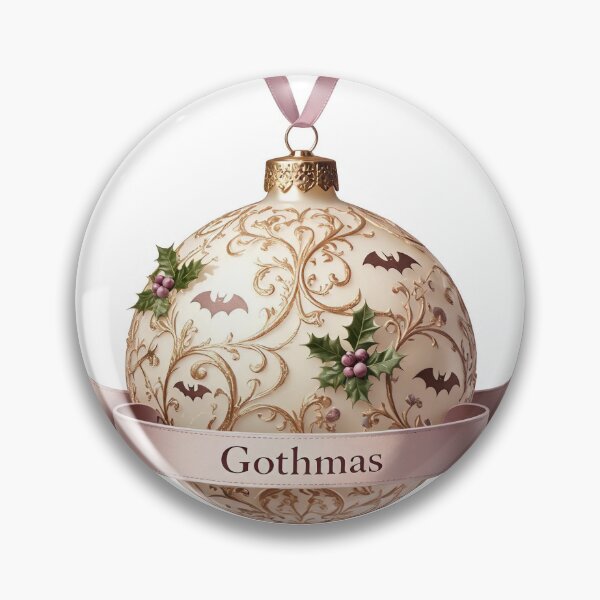Item preview, Victorian Soft Gothmas Ornament Gothic Christmas Bauble designed and sold by benarik.