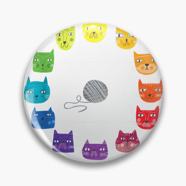 Item preview, Cat Themed Artist Color Wheel Educational Art Teacher Men Women Kids T-Shirt designed and sold by KTY-NUSS.