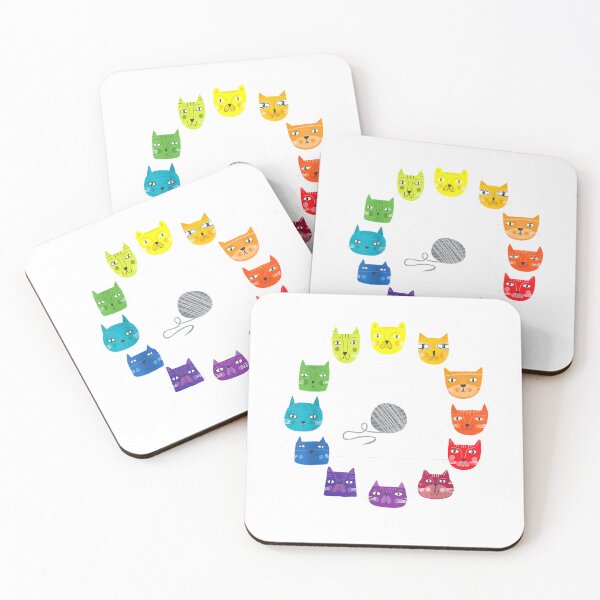 Item preview, Cat Themed Artist Color Wheel Educational Art Teacher Men Women Kids T-Shirt designed and sold by KTY-NUSS.