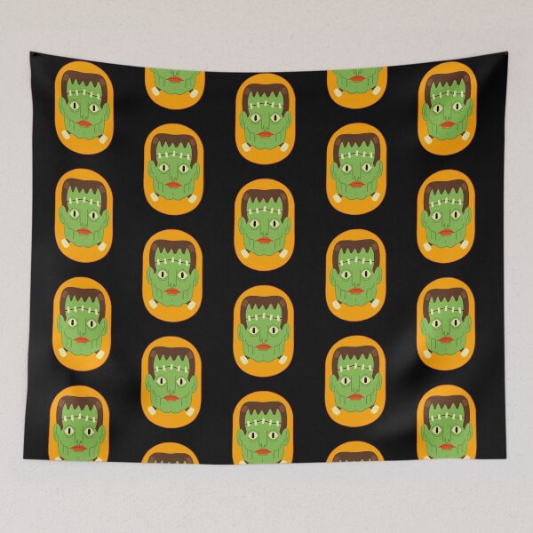Item preview, Retro Frankenstein Monster Vintage Spooky Halloween Graphic designed and sold by FestivityFinds.