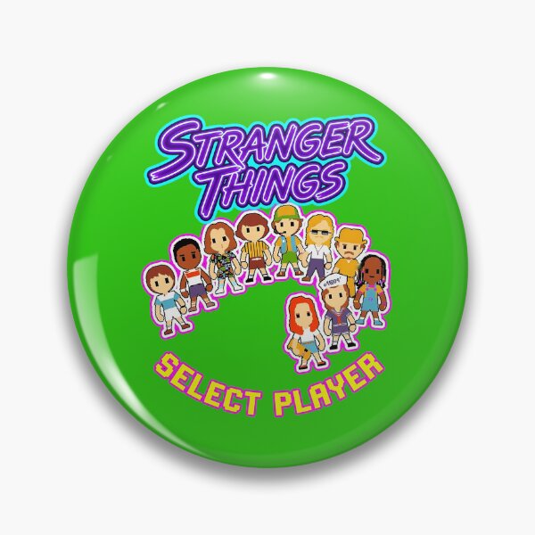 Item preview, Stranger Things Select Player Cartoon Design designed and sold by LegacyVintage.