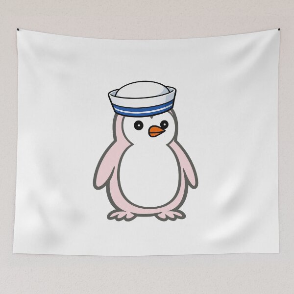 Item preview, Pippo Penguin Sailor - Cute cartoon penguin with sailor hat designed and sold by Pippo-Penguin.