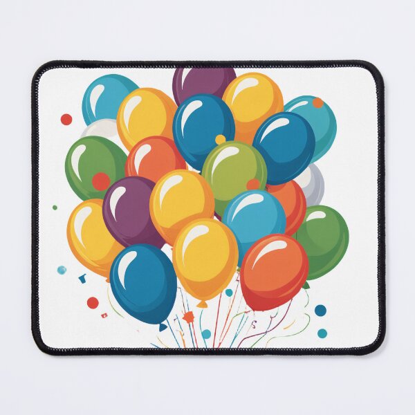 Item preview, Birthday Balloons and Confetti Icon Vintage 70s Style – Birthday gift idea designed and sold by michallechowicz.