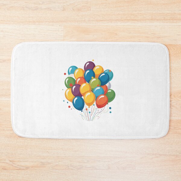 Item preview, Birthday Balloons and Confetti Icon Vintage 70s Style – Birthday gift idea designed and sold by michallechowicz.