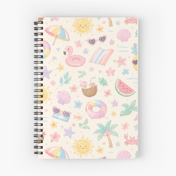 Item preview, Cute Summer Beach Vacation Pastel Pattern designed and sold by Skyrocketz.