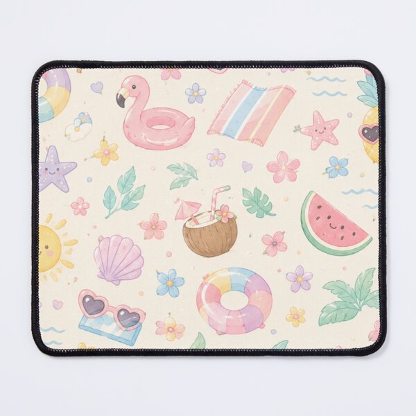 Item preview, Cute Summer Beach Vacation Pastel Pattern designed and sold by Skyrocketz.