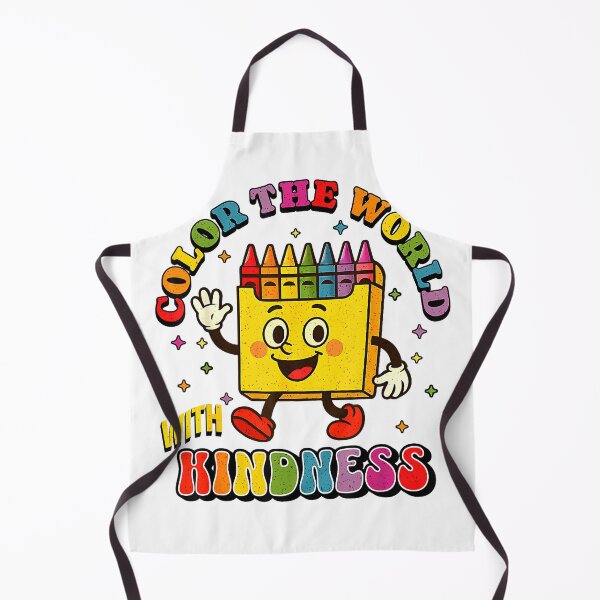 Item preview, Be Kind Color The World with Kindness Retro Vintage Crayon T-Shirt designed and sold by teluguredbubble.