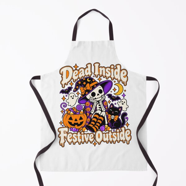 Item preview, Dead Inside Festive Outside Halloween Skeleton designed and sold by FlyingSeas.