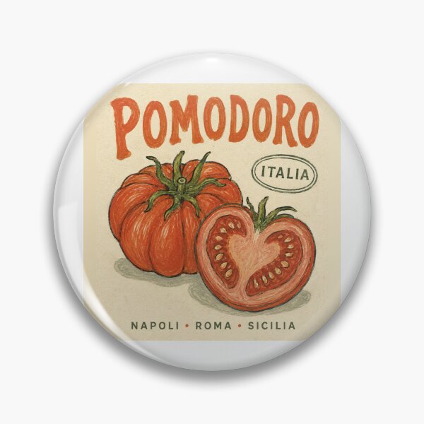 Item preview, Pomodoro Italia Heirloom Tomato Heart Vintage Italian Food designed and sold by Yellowriversss.