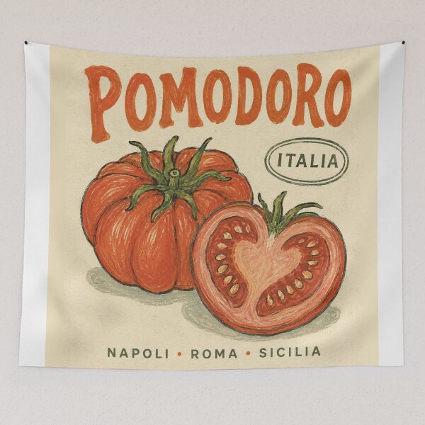Item preview, Pomodoro Italia Heirloom Tomato Heart Vintage Italian Food designed and sold by Yellowriversss.