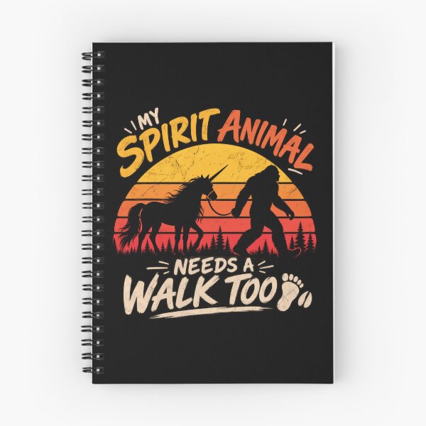 Item preview, My Spirit Animal Needs a Walk Too | Bigfoot Unicorn Cryptid designed and sold by Qudkin.