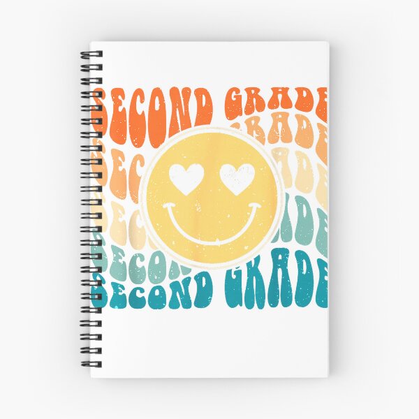 Item preview, Boho Vintage Retro Groovy Smile 2nd Second Grade Teacher T-Shirt designed and sold by Dreamers333.