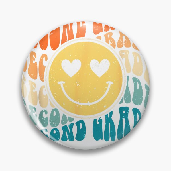 Item preview, Boho Vintage Retro Groovy Smile 2nd Second Grade Teacher T-Shirt designed and sold by Dreamers333.